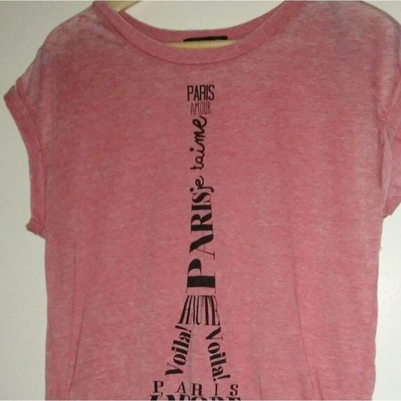 F21 Plus Eiffel Tower Burnout Tee XL - Picture 4 of 5